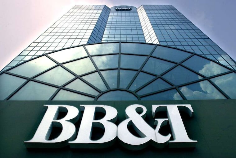 BB&T of North Carolina has more than 1,800 branches in 12 Southern states and Washington.
