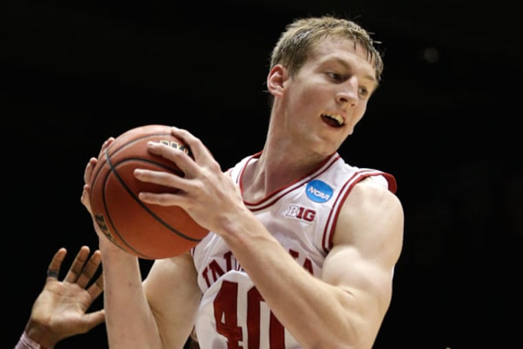 Cody Zeller (40) in a third-round game of the NCAA college basketball tournament, Sunday, March 24, 2013, in Dayton, Ohio. (Al Behrman/AP file)