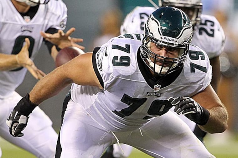 Eagles offensive lineman Todd Herremans. (Yong Kim/Staff Photographer)