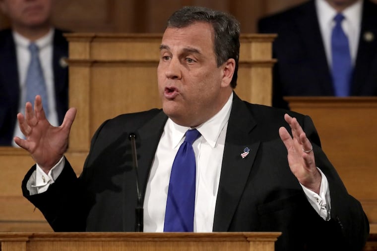 Chris Christie delivers his final State of the State address in Trenton. The former governor has now signed on as an analyst for ABC News.