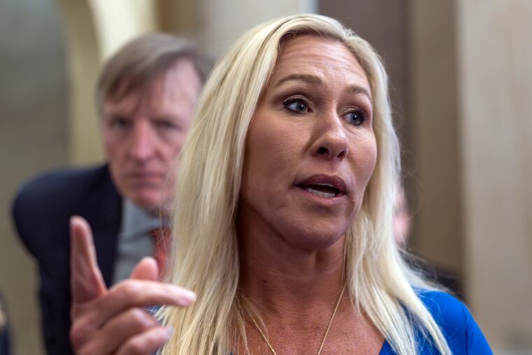 Rep. Marjorie Taylor Greene led a failed effort to oust Speaker of the House Mike Johnson.