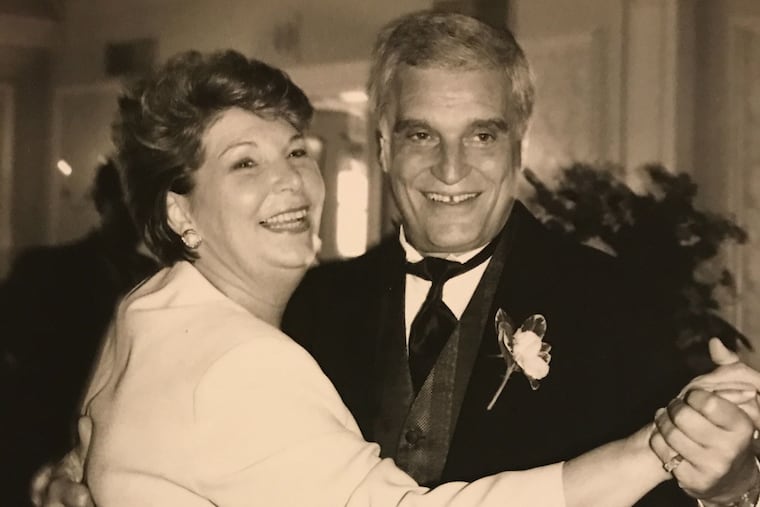 Mr. Zoto dances with his wife, Margaret, at their daughter's wedding.