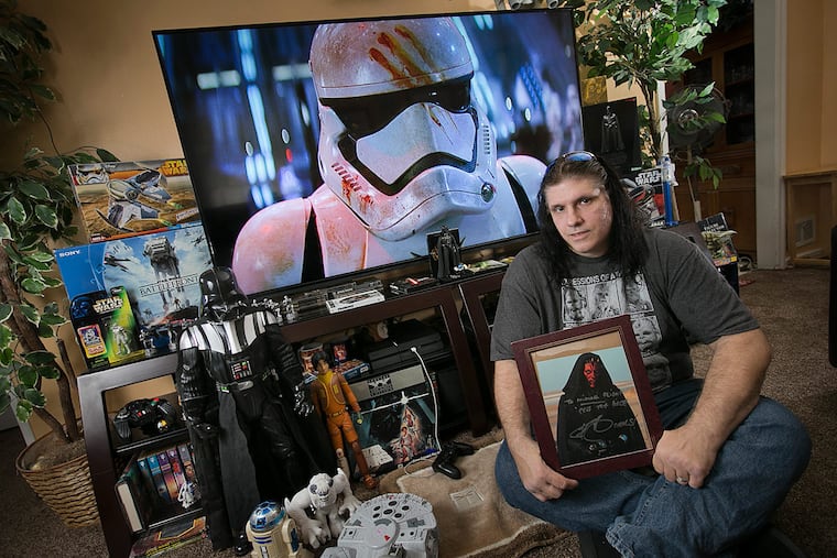 Walt DeGirolamo, Jr of Bellmawr, NJ is a Star Wars fan.