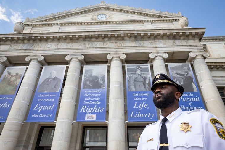Delaware County Sheriff Siddiq Kamara said he received the voicemail over the weekend.