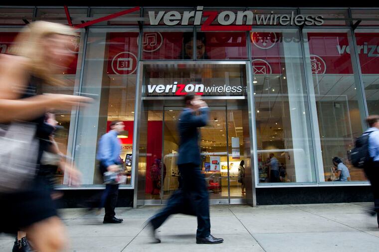 A Verizon Wireless store in New York City. One motivation for the purchase now: Low interest rates.