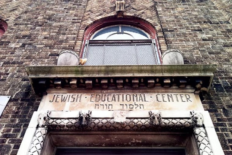 This photo, by Daniel Rubin, was taken Wednesday, April 20, and shows the entrance to the Stiffel Senior Center at Marshall & Porter in South Philly. Its board has recommended closing the facility. The building has stood there since 1928, when it was called The Jewish Education Center.
Eddie Fisher sang in the chorus. (Murray Dubin sunk baskets in the gym)