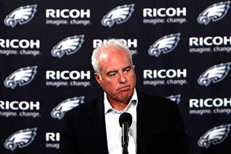 Jeffrey Lurie repeated his belief that an 8-8 season would be considered "unacceptable." (David Maialetti/Staff Photographer)