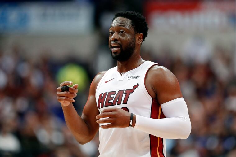 This season has been a farewell tour for Dwyane Wade, and that continues tonight in Philly.