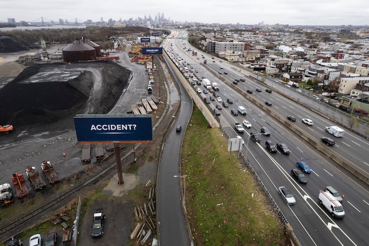 An aerial view of I-95 North in 2024.