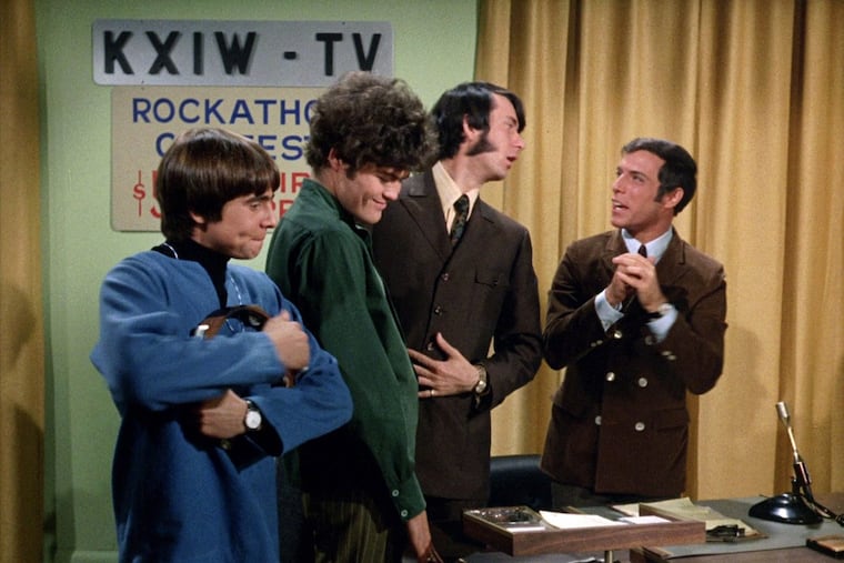 Davy Jones, Micky Dolenz, Mike Nesmith and Jerry Blavat on The Monkees