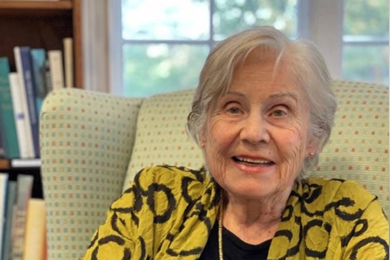 Katharine Esty, now 90, has never been afraid of new challenges. The psychologist earned her PhD in her 50s and retired just three years ago in Concord, Mass., just before this 2023 photo was taken. (Maile Hulihan/TNS)