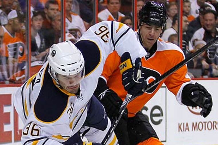 None of the Flyers' defensemen have scored a goal yet this season. (Yong Kim/Staff Photographer)