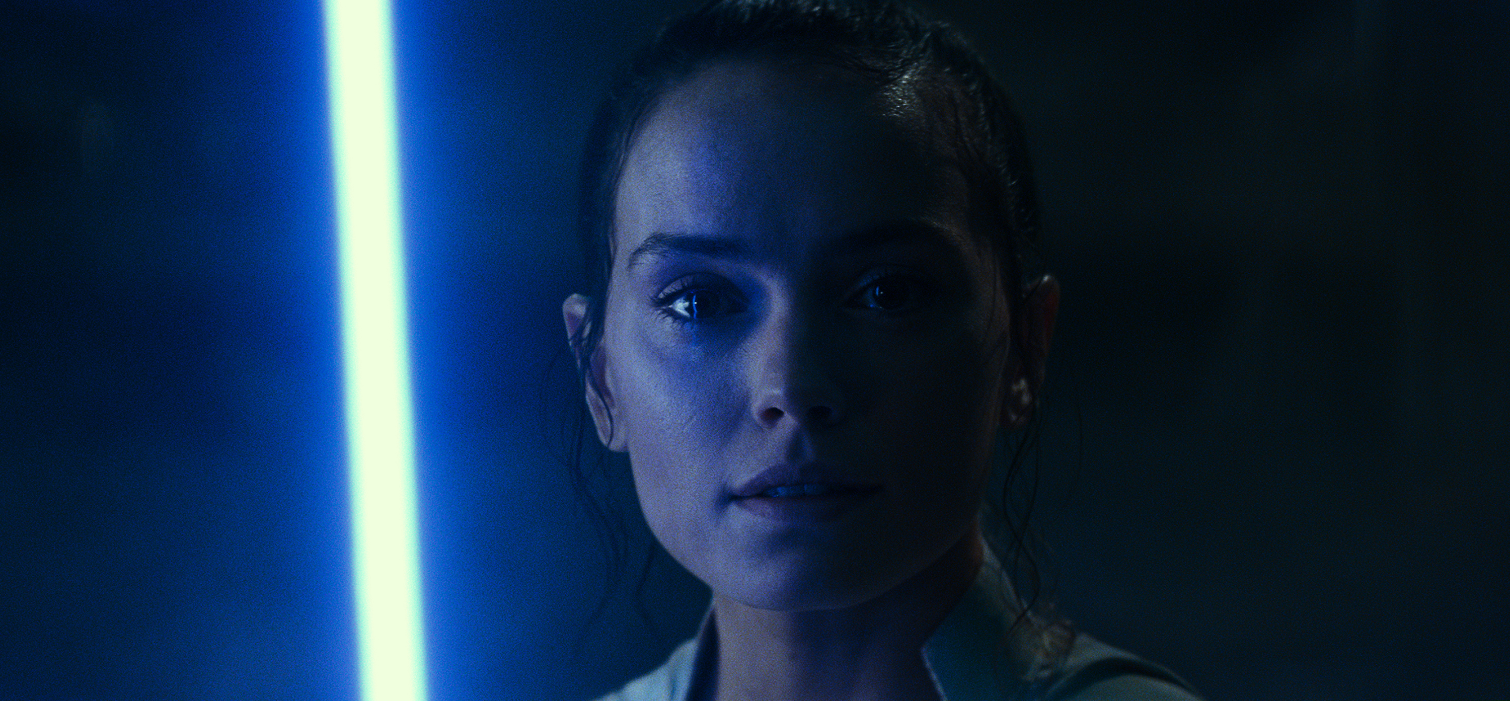 This image released by Disney/Lucasfilm shows Daisy Ridley as Rey in a scene from "Star Wars: The Rise of Skywalker."