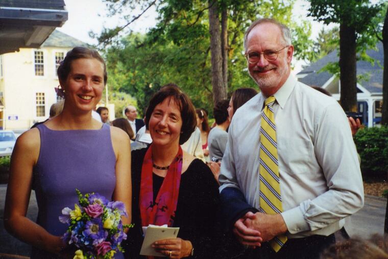 Alison McCook (left) took on caregiving duties for her mother (center) in 2005 and her father in 2007.
