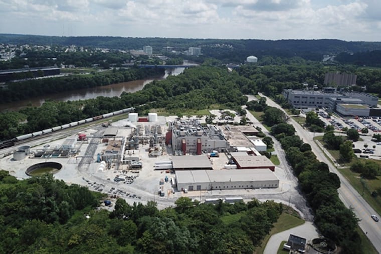 Former Johnson Matthey Inc. chemicals plant in Conshohocken, which Novaya Real Estate Ventures plans to convert into a warehouse complex.