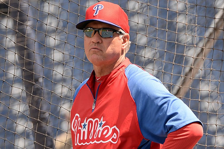 Phillies manager Ryne Sandberg. (H. Darr Beiser/USA Today Sports file photo)