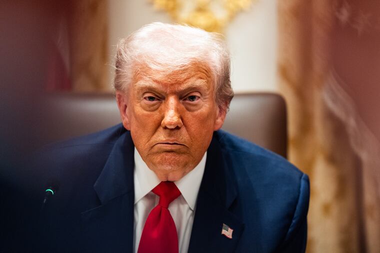 President Donald Trump at the White House.