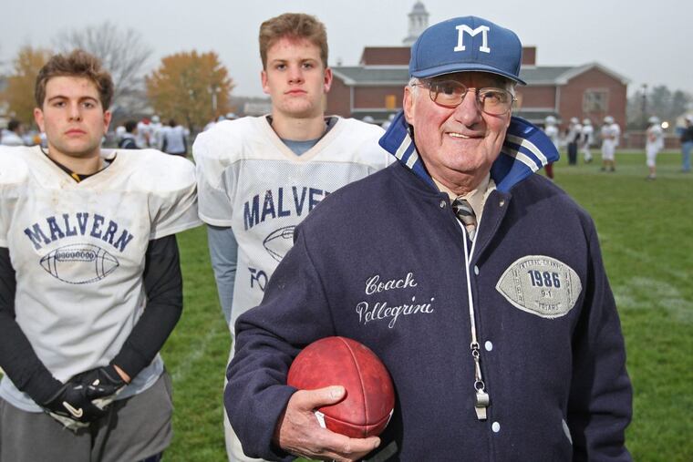 “Gamp” Pellegrini coached high school football teams for 45 seasons.