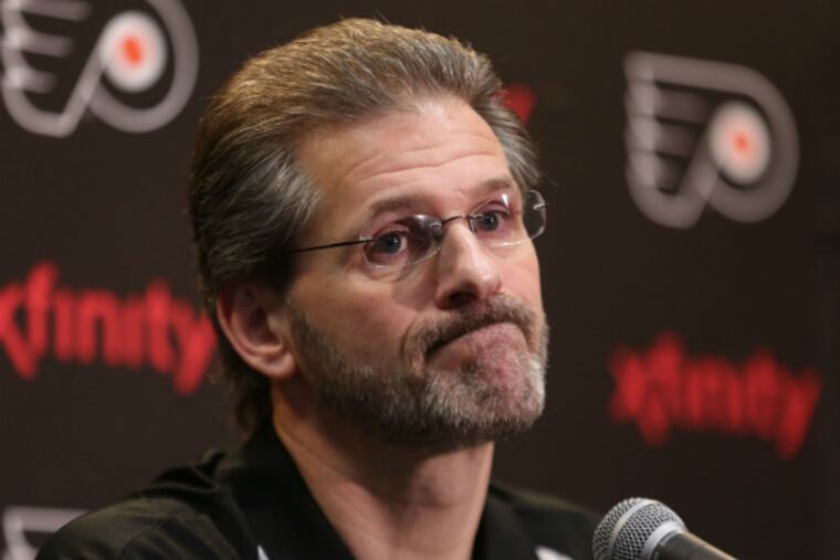 Flyers general manager Ron Hextall says he is on the same page as chairman Ed Snider. (David Swanson / Staff Photographer)
