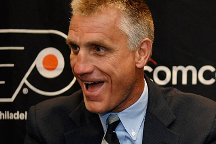 "I don't think there's anything to it," Flyers general manager Paul Holmgren said. (Alyssa Cwanger/Staff file photo)