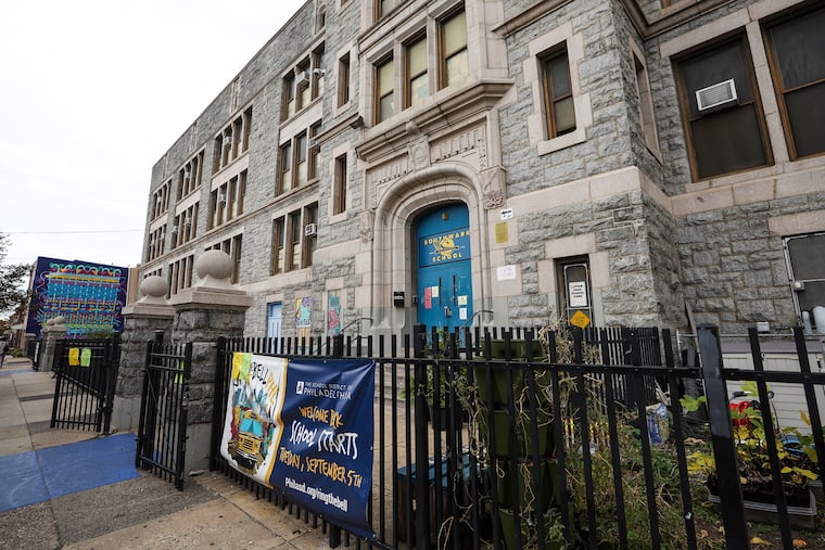 An exterior of Southwark Elementary in South Philadelphia on Oct. 27.