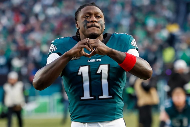 Eagles wide receiver A.J. Brown showed his generous side this week.