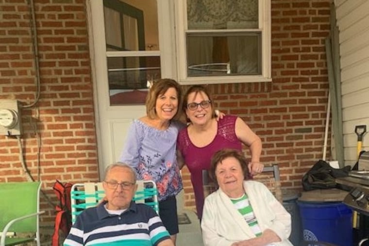 Joe and Yolanda with daughters Jean and Margie.