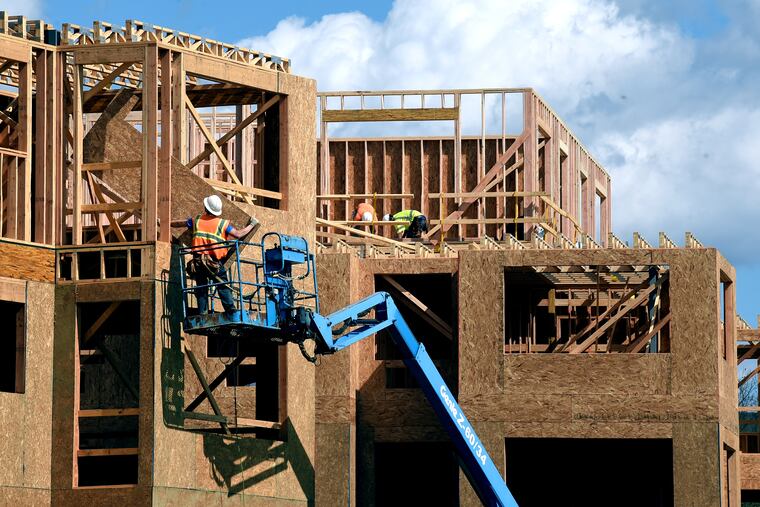 An apartment complex construction site in Camden County.