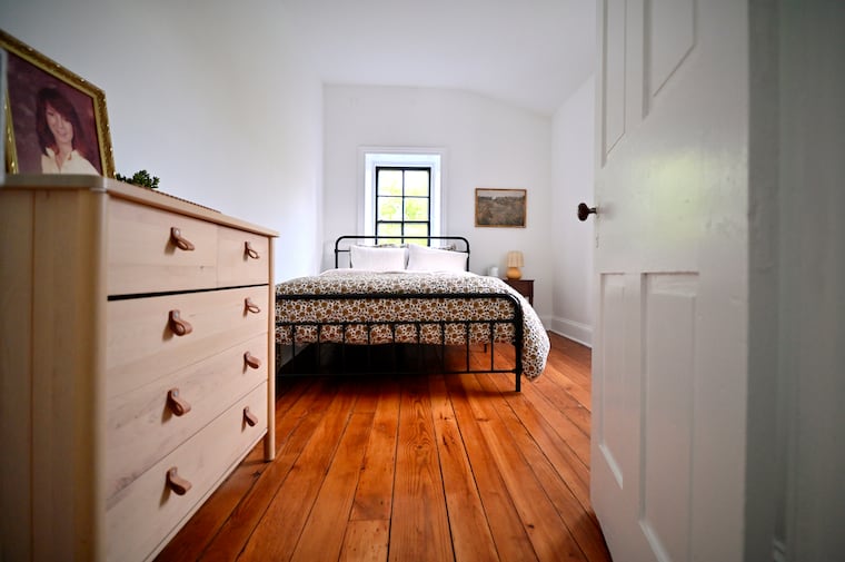 Guestroom in the home of John Giordano and Brooke Saylor. 