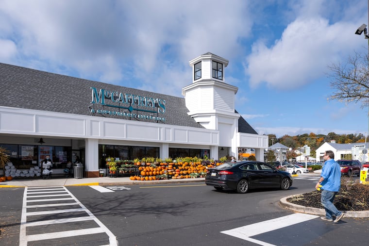 The high-end grocer McCaffrey's is an anchor at the Village at Newtown shopping center, one of Brixmor Property Group's complexes.