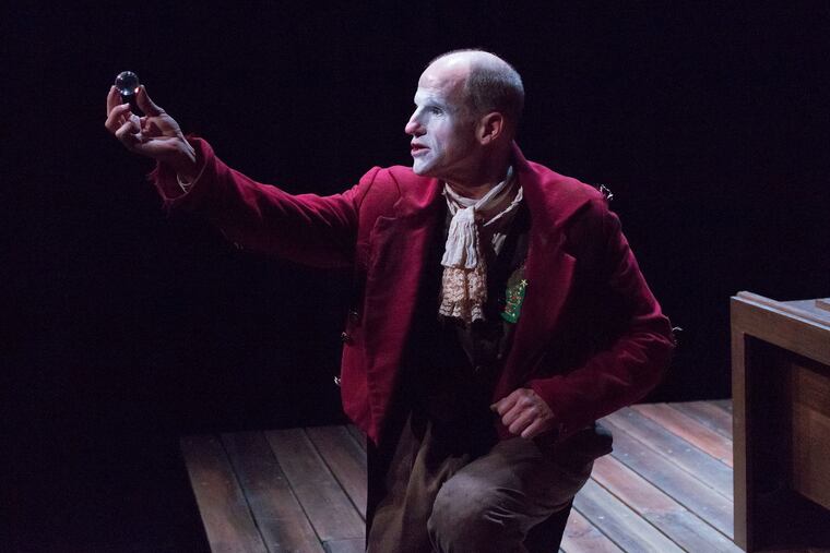 Charles Dickens' "A Christmas Carol" at Lantern Theater Company, with Anthony Lawton.