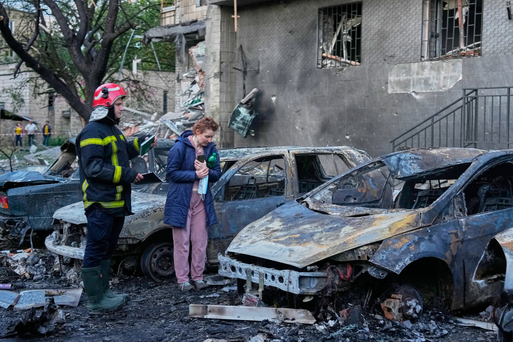Russian missile attack on Kyiv kills 1 and exposes holes in air defenses