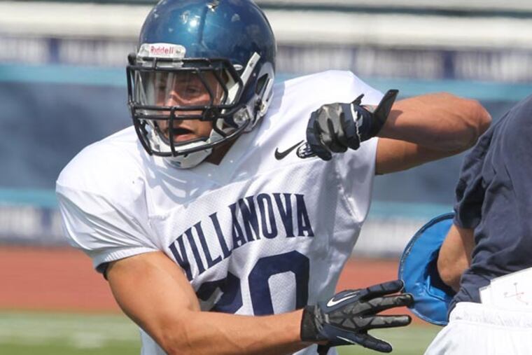 Villanova Defensive back Joe Sarnese. (Charles Fox/Staff Photographer)