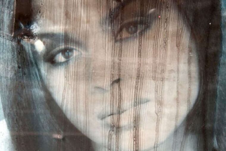 Stefan Abrams' "Model #1" (2013), inkjet print, at the Print Center.