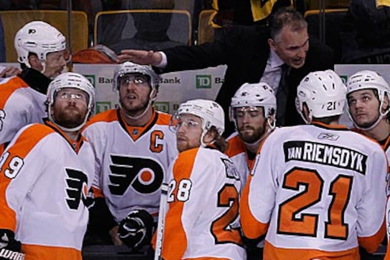 The Flyers found themselves down 0-2 after 63 seconds in Game 3 against the Bruins. (Ron Cortes/Staff Photographer)