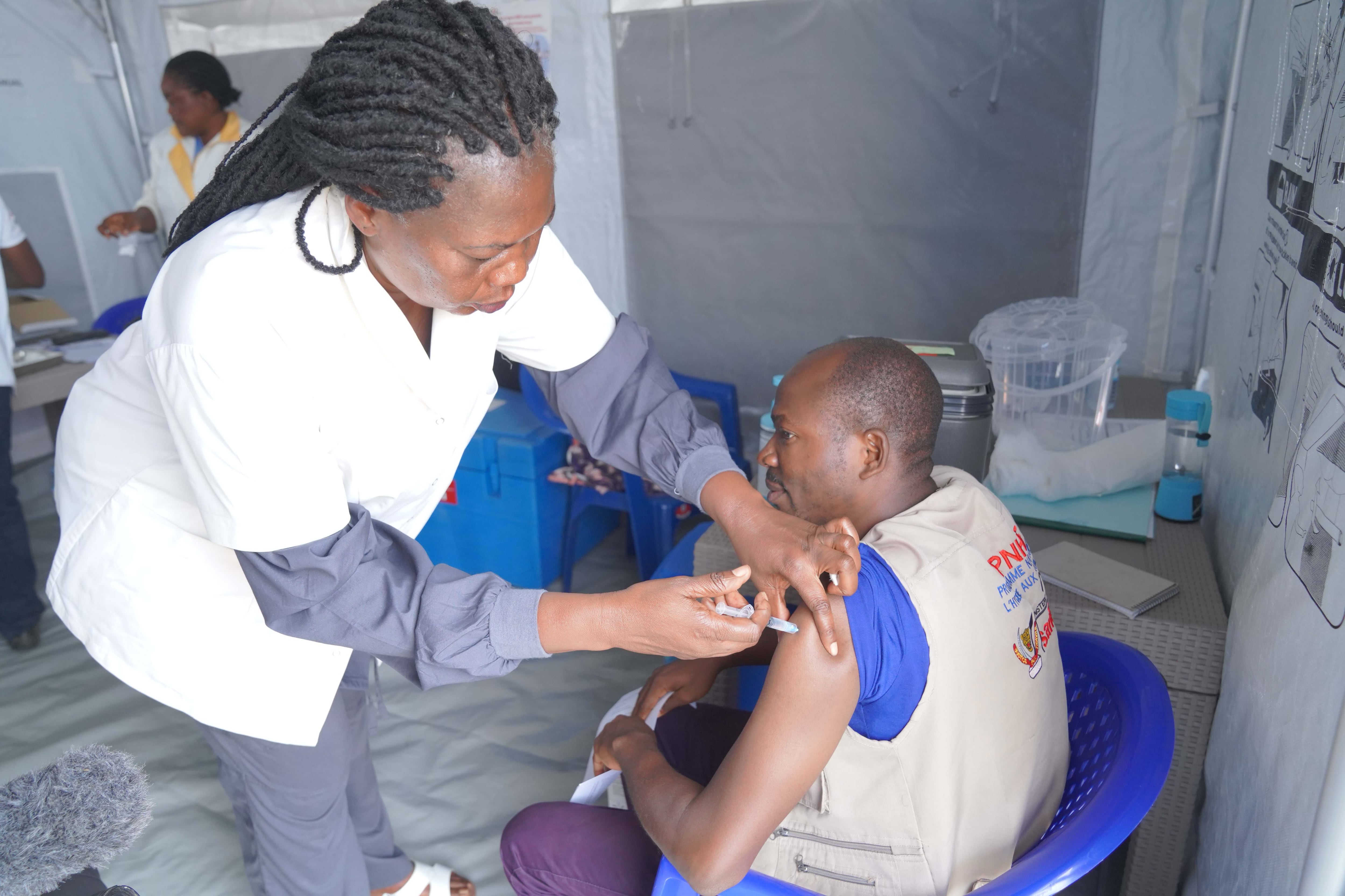 Congo begins Ebola vaccinations for health workers in the epicenter of the outbreak