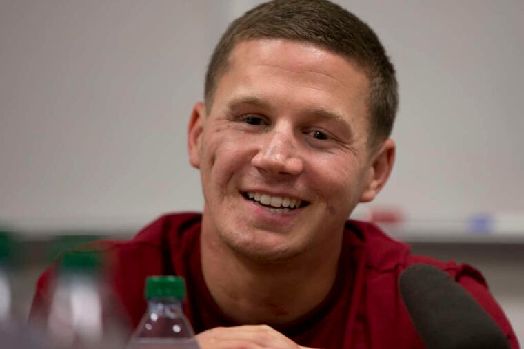 Kyle Carpenter, 24, a medically retired Marine lance corporal, is now a student at the University of South Carolina. He was critically wounded Nov. 21, 2010.