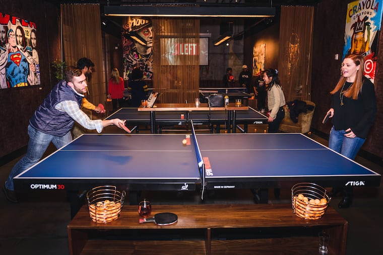 Philly has plenty of spots for group outings, including SPIN in Center City.