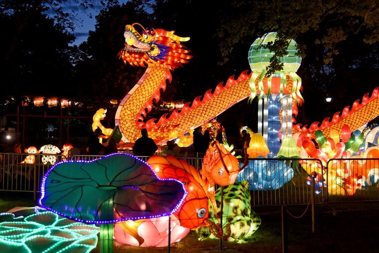 The Chinese Lantern Festival in Franklin Square.