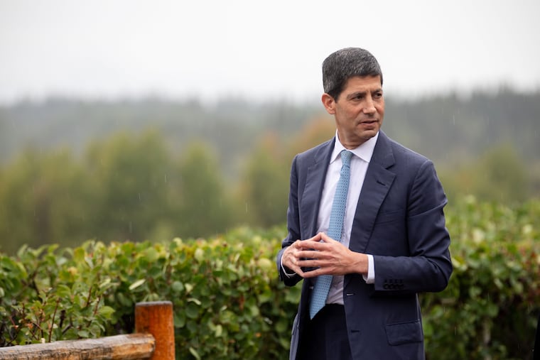 Federal Reserve Chair Kevin Warsh arrives at the annual Jackson Hole Economic Policy Symposium on Friday, Aug. 28, 2026, in Wyoming.