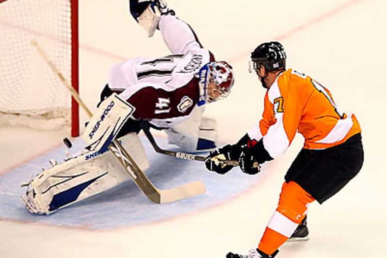 Jeff Carter, 25, will earn between $6 and $7 million until 2018 from the Flyers. (Steven M. Falk/Staff file photo)