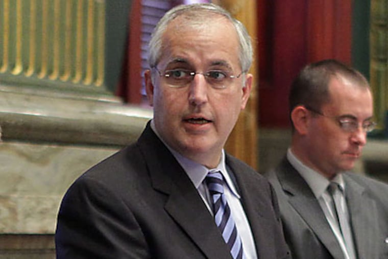 Senate Majority Leader Dominic Pileggi said Monday he believed the Senate would vote on Philadelphia's budget concerns "very soon." (Carolyn Kaster/AP)