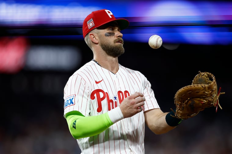 Phillies first baseman Bryce Harper caught some heat this week for suggesting his team could use some help through trades.