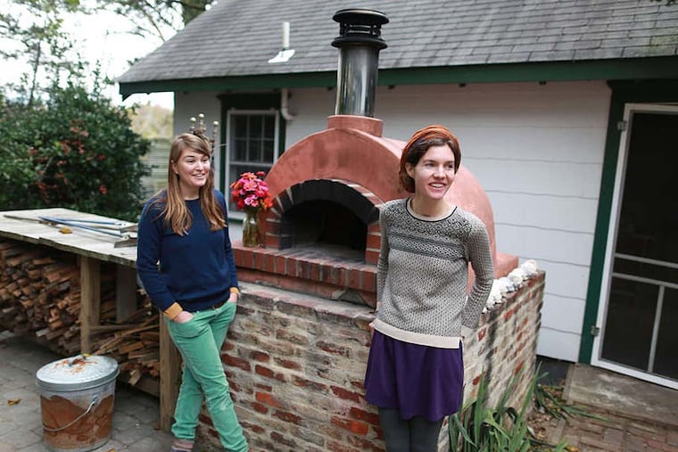In Cape May, bread maker Elizabeth Degener (right), 28, at her popular farm stand and bakery, with business partner Wesley Laudeman, 26.