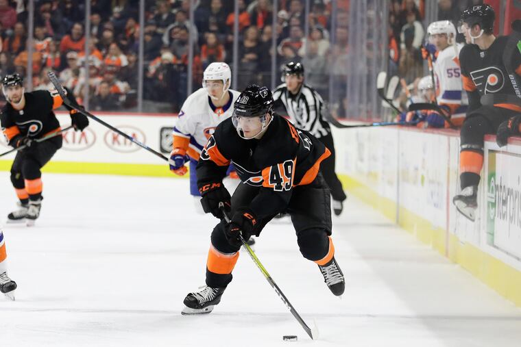 The Flyers will need Joel Farabee and their other young players to start producing in the second half of the season to make a playoff push.