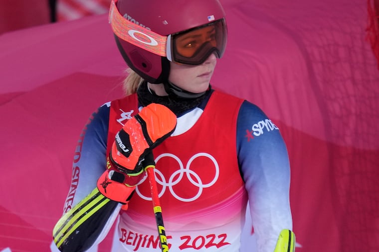Mikaela Shiffrin is expected to return to action in the women's slalom, after crashing out in the giant slalom.