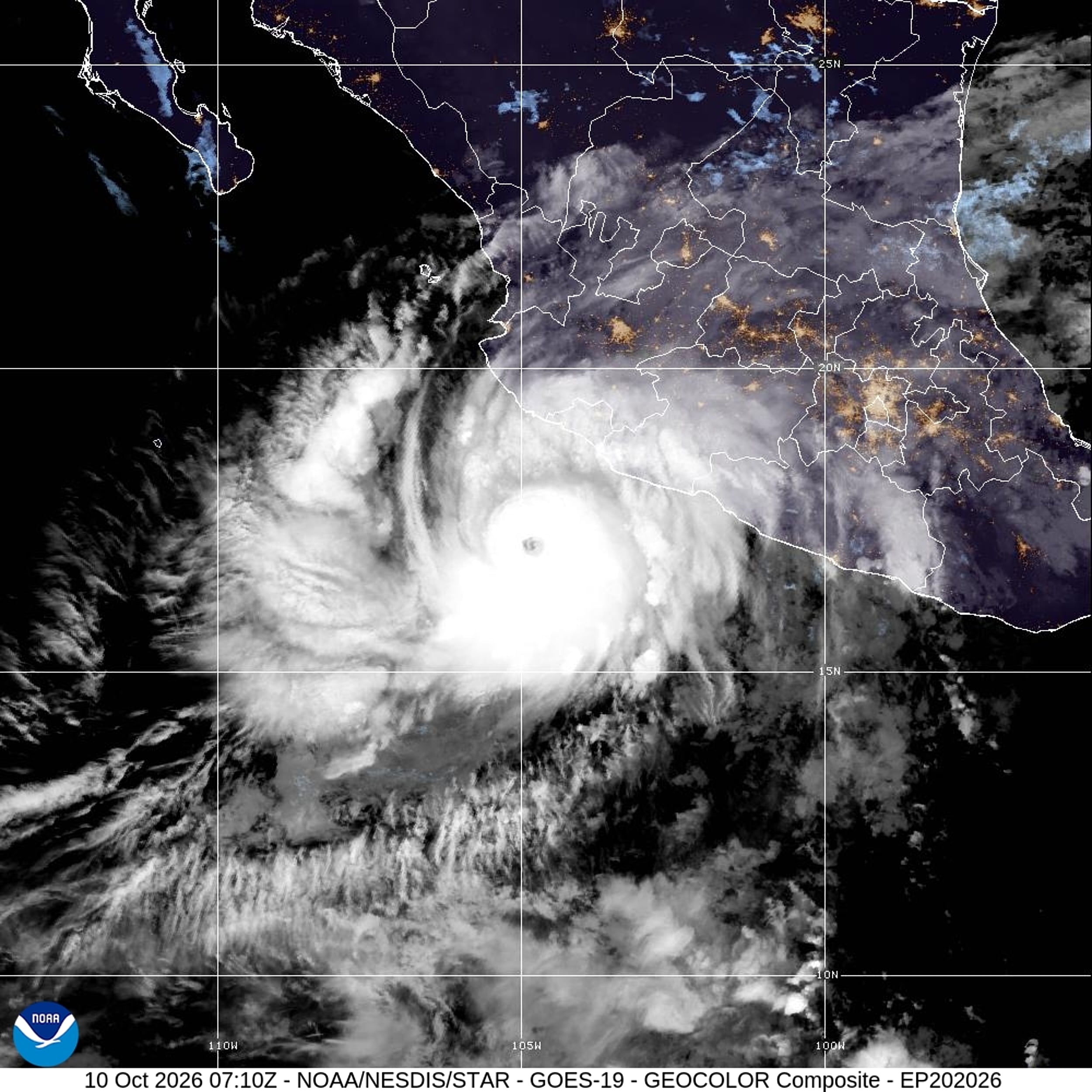 Simon strengthens into a Category 4 hurricane as it approaches Mexico's coast