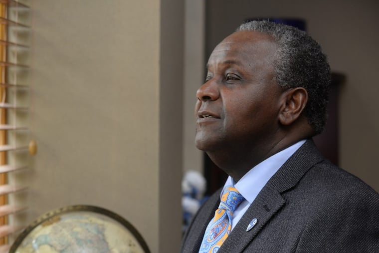 Aaron Walton , Cheyney University’s president. ( Bob Williams/For The inquirer)