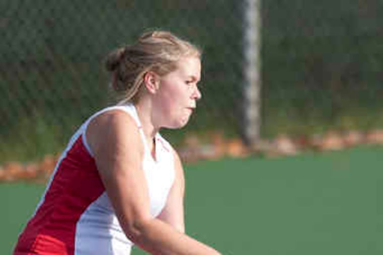 Lexi Turcich of Haddon Township, who plays No. 1 singles, said playing in the state Group 1 tournament "feels like Wimbledonto us."The Hawks reached the state final match.