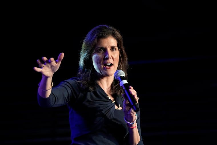 Former U.N. Ambassador Nikki Haley speaks at a campaign event in Forth Worth, Texas, on Monday, March 4, 2024.